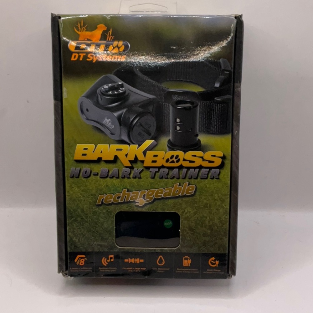 DT Systems Bark Boss No Bark Control Dog Collar Adjustable with Tone or Shock